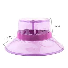 Fashion Bucket Caps Women High Street Summer Beach PVC Transparent sun Visor Waterproof Rain hat For Men Ladies Y200602