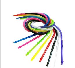 Disposable hookah hose arabic hookah pipe PVC shisha accessory acrylic mouthpiece mixed Colour hookah hose factory direct