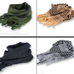 Cycling Caps & Masks 1 Pcs Cotton Square Towel Hunting Army Military Tactical Desert Arab Scarf Shawl Neck Cover Head Wrap Hiking Sh
