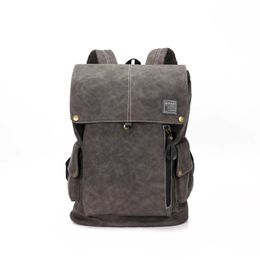 Top Quality Luxury design Mens shoulder backpack women's Laptop Bag Large Student Bookbag leather outdoor travel bags