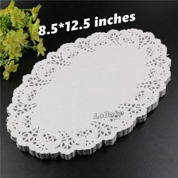 Off White Round Paper Doilie 8.5/" 21.5cm Wedding Craft Scrapbooking Grease Proof
