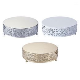 Other Bakeware Glossy Luxury Wedding Dessert Cupcake Stand Display Cheese Candy Fruit Dining Serving Plate Tray For Home Kitchen Decoration