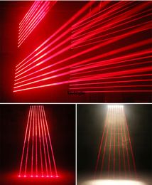 color stage beam moving head Canada - New Red or green color moving head 8 eyes beam laser light dmx dj beam laser bar scanner moving head stage light8890657
