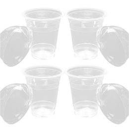 10pcs set Clear Disposable Plastic Cup Coffee Cups with Lids 450ml for Iced Coffee Bubble Boba Smoothie 10pcs set Clear Disposable Plastic Cup Coffee Cups with Lids 450ml for Iced Coffee Bubble Boba Smoothie