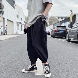 iiDossan Basic Simple Color Cargo Pants Men Oversized Casual Harajuku Streetwear Trousers Hip Hop Men Overalls Techwear Hot Sale 201109