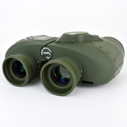 FreeShipping 10X50 Optics Military Binocular Telescope Waterproof Shockproof Spotting Scope with Compass for Camping Travel Hunting Boshiren