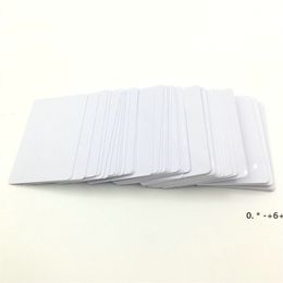 заготовки карты pvc Скидка Printable Blank Sublimation PVC-карта пластиковая белая идентификационная визитная карточка для продвижения подарочных именных карточек партии номер номер rrd13320