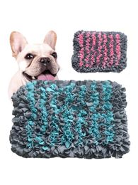 52x40cm Pet Dog Snuffle Mat Nose Smell Training Sniffing Pad Slow Feeding Bowl 53CA LJ201203