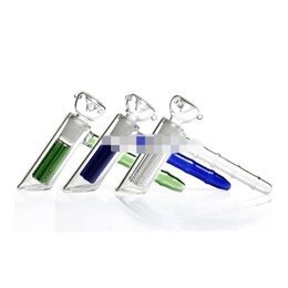 Glass hammer bubbler matrixs percolator bubblers for glass smoking water pipes tobacco pipe bong mixed color free