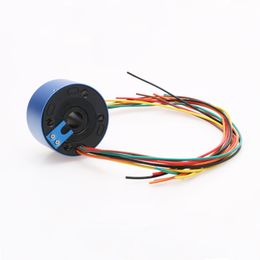 1PC 10A 6CH Dia. 54mm Through Hole Slip Ring Integrated Conductive Ring Hollow Shaft Electric Connector with 360 Degree Roatation Parts