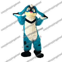 Halloween light blue Rabbit Mascot Costume Cartoon animal theme character Christmas Carnival Party Fancy Costumes Adults Size Outdoor Outfit