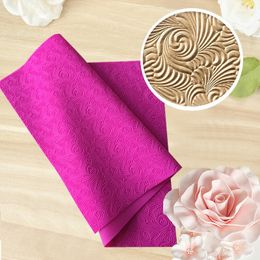 New Fondant Mould Spiral Pattern Lace Mat Impression Mats Silicone Lace Mat Cake Lace Mould Silicone Sugar Mat Decorative H857 201023