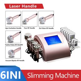 Slimming Machine Professional Cavitation Tripolar Rf Face Lift Multipolar Rf Skin Tighten Lipo Laser Liposuction 2 Years Warranty