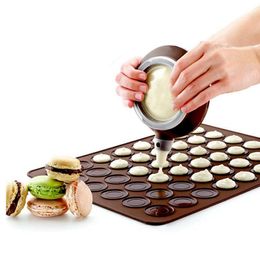 30 Hole Silicone Baking Pad Oven Macaron Silicone Non-stick Mat Baking Pan Pastry Cake Pad Baking Tools SN1699