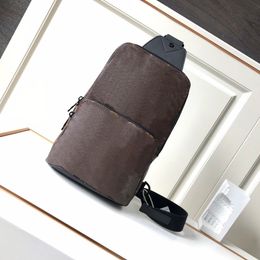 Fashion Men Avenue Sling Bag Chest Bags Top Quality Canvas Textile Lining Men Avenue Shoulder Bags Purses Handbags 3 colors