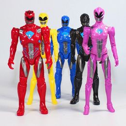 17cm 5pcs/set Action Figures Dinosaur Team Model Power with Joint Can Move Toy