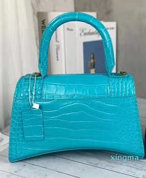 designer Branded Genuine Leather Joker Handbag Crocodile Texture Bag