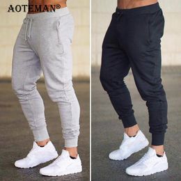 Men's Pants Men Sport Jogger Solid Male Clothing Cargo Trousers Casual Sweatpant Streetwears Fitness Track Spring Autum Pant LM176