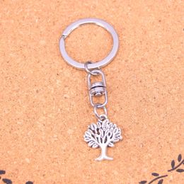 Fashion Keychain 22*17mm life tree Pendants DIY Jewellery Car Key Chain Ring Holder Souvenir For Gift