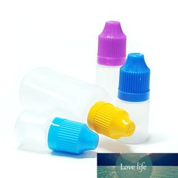 5pcs Empty Plastic Bottle Container 3/5/10/15/20/30/50/60/100/120ml PE Eye Drop Bottle Essential Oil Dropper Bottle