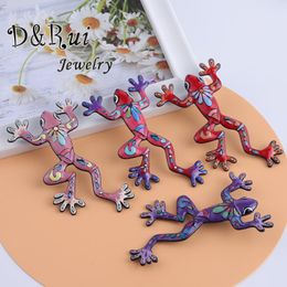 Pins, Brooches Coloured Enamelled Frog Brooch Pins For Men Women Luxury Vintage Jewellery Fashion Selling Scarf Dress 2022 Gifts