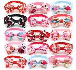 50pic/set 50pic/set Pet's bow tie dog collar accessories love dog bow tie wedding dog decoration Valentine's Day pet collar Favourite