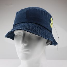 Top Design Jeans cap Bucket hats logo Fisherman Stingy Brim football Buckets Hats Cotton Women Men Sun Cap barrel Caps