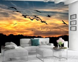 3d Photo Wallpaper Custom Modern Mural 3d Wallpaper Forest Night Asuka Living Room Bedroom Decorative 3d Mural Wallpaper