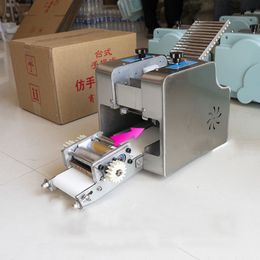 2021 best factory price desktop stainless steel automatic pizza/wonton wrapper/dumpling wrapper dough pressing machine interchangeable model