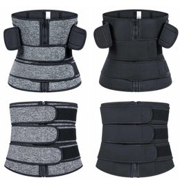 New Arrival Waist Trainer Neoprene Three Belts Corset Trimmer Sauna Sweat Bands Body Shaper Slimming Tummy Reducing Shapewear DHL Free