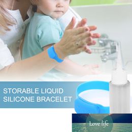 Portable Wristband Hand Dispenser Wearable Hand Sanitizer Dispenser Disinfectant Squeeze Bottle Hand Wrist Band