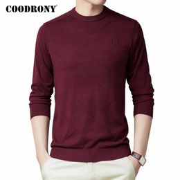 COODRONY Brand Sweater Men Spring Autumn Knitwear Soft Wool Pullover Men Fashion Casual O-Neck Pull Homme Shirt Sweaters C1062 201022