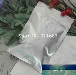 26cmx35cm*0.24mm,50pcs. Reclosable Zipper Bag Silver Aluminium Foil Bag,Self -Sealed Plastic Bag,