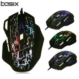 Mice BASIX Professional Wired Gaming Mouse 5500DPI Adjustable 7 Buttons Cable USB Optical Gamer For PC Computer Laptop1