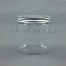 12pcs 500ml transparent food jar with sealed screw lid, clear cookie jars, big size tea container Plastic pot bottl