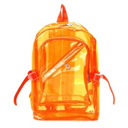 Harajuku Laser Holographic bag All Transparent Waterproof Backpack Daily Teenager Girls notebook Men School Bag