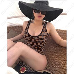 Damen-Bademode, sexy, einteiliger Badeanzug mit Buchstabendruck, bezaubernder Bikini, Strandkleidung, verschiedene Farbstile