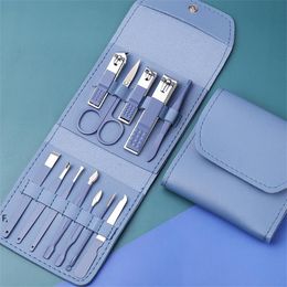 12-piece nail clipper set fashion portable girls professional manicure pedicure tool sets RRB13165