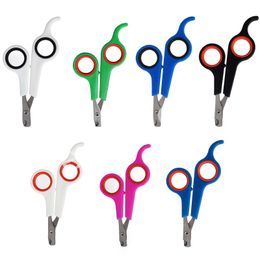 Multicolor Pet Dog Grooming Tools Puppy Cat Nail Clipper Professional Cutter Stainless Steel Clippers Scissors