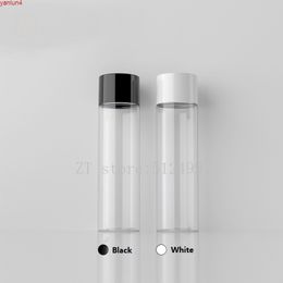 120ml 30pcs Empty PET Clear Cosmetic Refillable Lotion Bottle,DIY Portable Black/White Double Layer Lid Makeup Liquid Packagehigh qualtity
