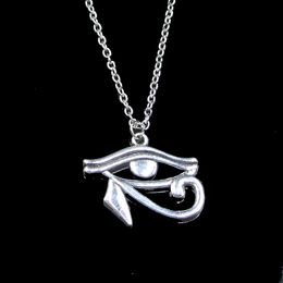 Fashion 33*27mm Ancient Egypt Eye Of Horus Pendant Necklace Link Chain For Female Choker Necklace Creative Jewellery party Gift