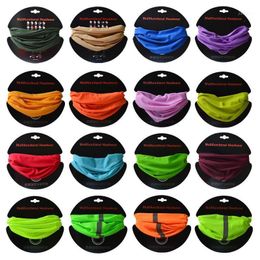 Cycling Caps & Masks Seamless Sports Solid Colour Turban For Riding Multifunctional Plain Magic Hiking Scarves