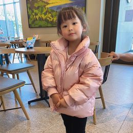 New Children Short Down Jackets for Girls Winter White Duck Down Jacket Kids Thick Warm Coat High Quality Children Winter Coat LJ201125