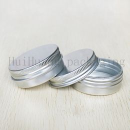 30g empty aluminum jar with screw lid,1oz container for skin care cream ointment hand solid perfume storage