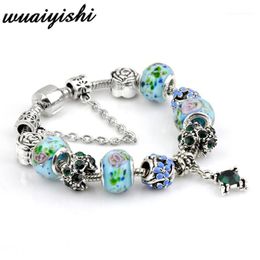 Charm Bracelets 2021 The High-quality Act Role Ofing Is Tasted Crystal Bracelet With Beads Fits Original Brand For Women Gift1
