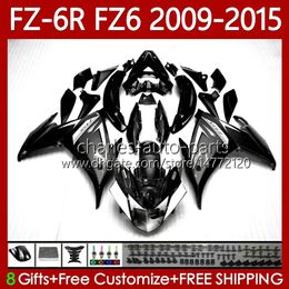 OEM Bodywork For YAMAHA FZ600 FZ 6R 6N 6 FZ6 R N 600 2009-2015 Body 103No.181 FZ6R FZ6N FZ-6R 09 10 11 12 13 14 15 FZ-6N 2009 2010 2011 2012 2013 2014 2015 Fairing Metal Black