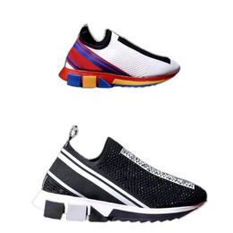 Diamonds Casual shoes women Travel leather Elastic band sneaker fashion lady Flat designer Running Trainers Letters woman shoe platform men gym sneakers size