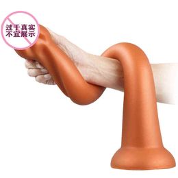 NXY Dildos Anal Toys Liquid Silica Gel Super Large Simulated Whale Whip Vestibular Plug for Men and Women Masturbation Device Fun Fake Penis Adult Sex 0225