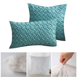 Handmade deerskin PP Cotton Orthopedic Sleep Bedding Neck Rebound Massager Pillow For Cervical Health Care 201212