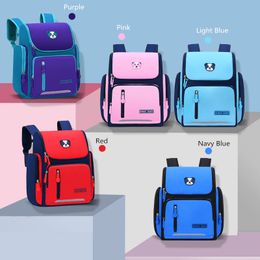 OKKID primary school bags for boys kids waterproof blue backpack schoolbag children cute book bag school backpack for girls gift LJ201029